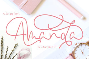 Amanda Script: A Handwritten Font with Genuine Elegance