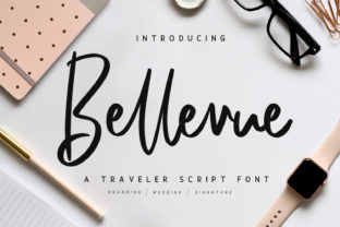 Bellevue Script: A Handwritten Font That Feels Like Real Design Work