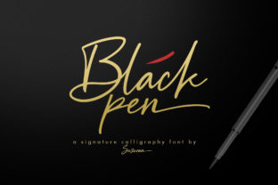Black Pen Script: A Fresh Voice for Editorial Design