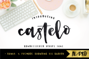 Castelo Script: A Thick Hand-Lettered Font for Small Business Branding