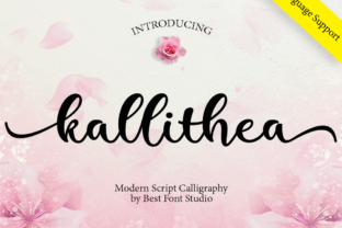 Kallithea Script Review: An Elegant Handwritten Font for Campaigns
