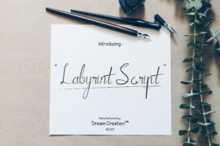 Labyrint Script: Handwritten Font for Campaign Design