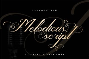 Melodious Script: A Decorative Script Font for Handmade Products