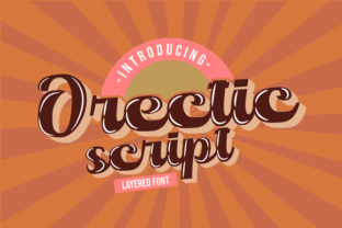 Orectic Script Font: Bold Hand-Lettered Style for Business