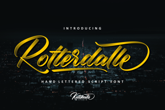 Rotterdalle Script: Build Your Brand with a Handcrafted Font