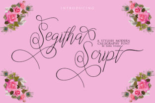 Segitha Script: A Refined Script Font for Digital Design