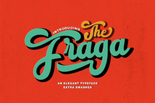 The Fraga Script: A Vintage Font for Handmade Products